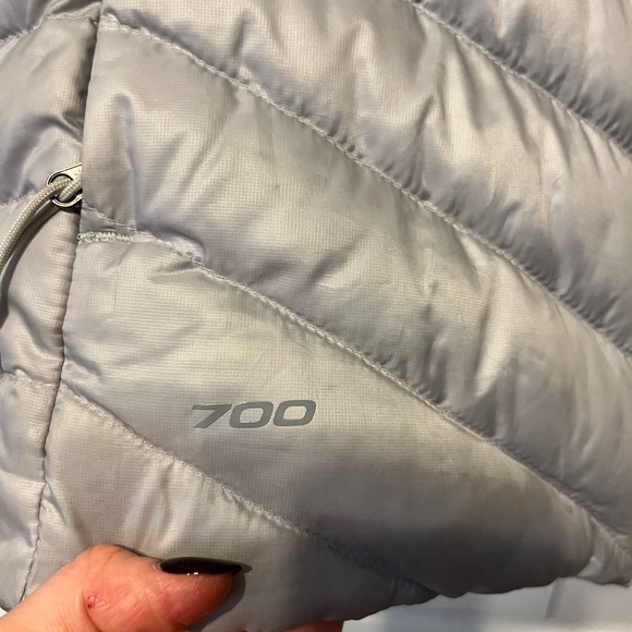 The North Face Light Gray 700 Full Vest - Picture 2 of 15